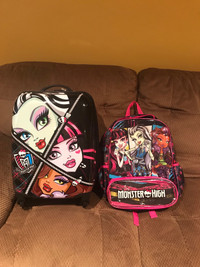 Monster High Carry on & Backpack