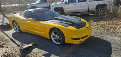 Set of stock corvette c6 wheels, 5x120.65, 18s front 19s rear , no tires, definitely not perfect but...