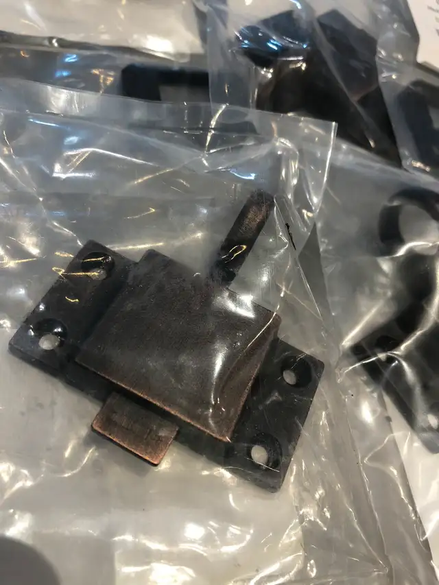 Transom Latch, Cabinet Window Sash Hardware, NEW - 16 sets avail in Hardware, Nails & Screws in Edmonton - Image 6
