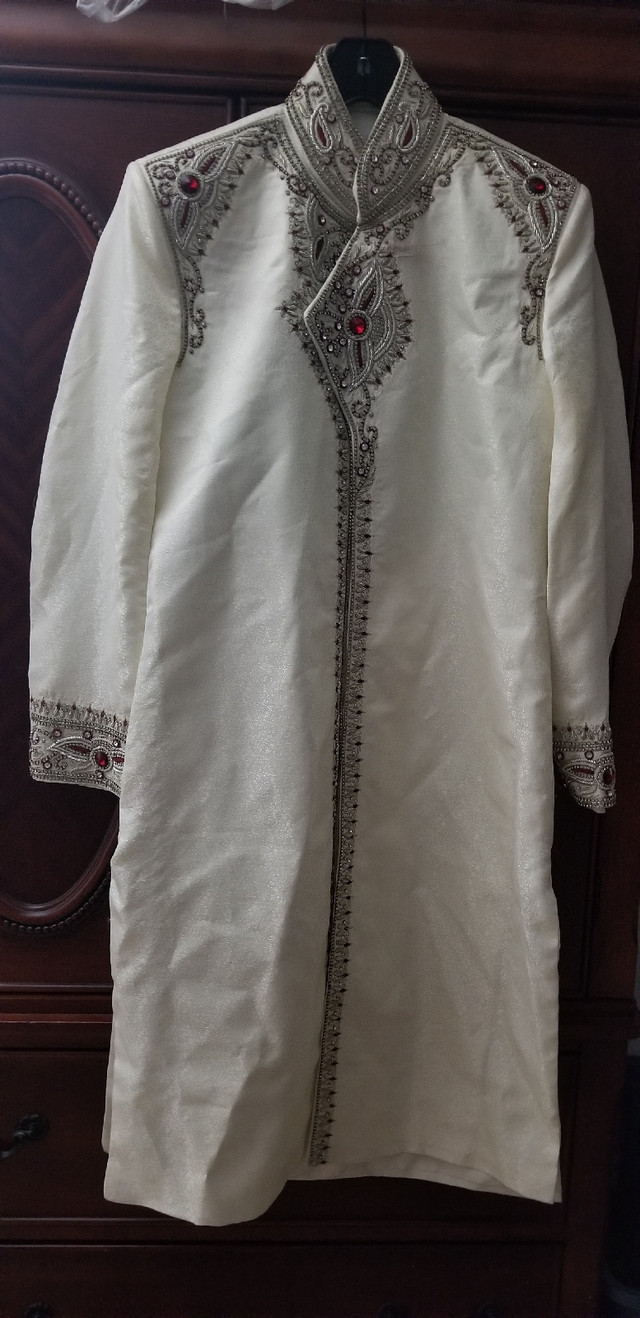 PAKISTANI INDIAN GROOM SHARWANI +PLUS TURBAN BOTH ARE FOR $50 in Men's in Oshawa / Durham Region - Image 2