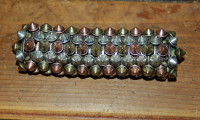 $20 Vintage 80's/90's spike bracelet 3 tone copper brass silver