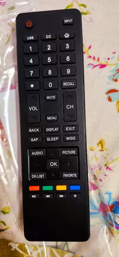 Haier tv remote compatible with all Haier tv.