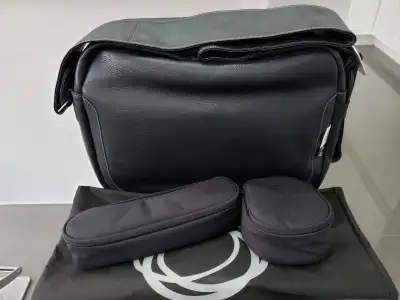 Bugaboo Diaper Bag Black Leather (New), View more