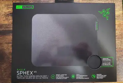 Brand New Razer Sphex V3 mouse pad, View more