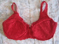 Fit For Me Fruit Of The Loom Bra 42D  Red New Stock
