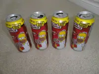 The Simpsons Soda Pop Collector Cans