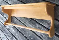 Vintage Decorative Wooden Rack L33” x D8” x H13”