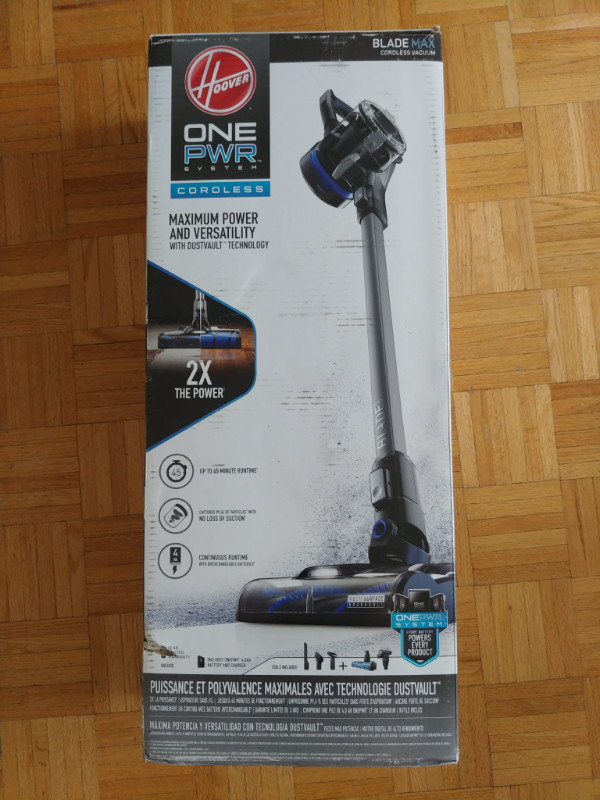 Cordless Stick Vacuum - Hoover ONEPWR Blade MAX in Vacuums in Mississauga / Peel Region - Image 2