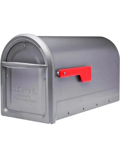 NEW MAPLETON Galvanized Steel Mailbox with Post, View more