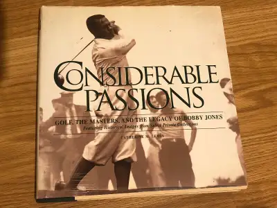 Considerable Passions golf book by Catherine M Lewis Pickup at Scarborough Go station around Midland...