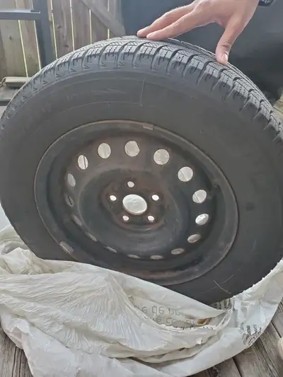 Gently used winter tires with rims for Toyota Corolla. Tires are still available if ad is still up.