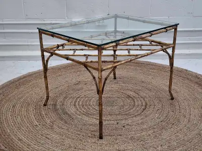No deposit required Cash payment only Available, Beautiful vintage italian side table or coffee tabl...