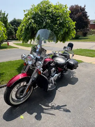 Excellent condition. 41834 KM. No issues or damage on the bike. Extra spot lights. Vulcan side bags....