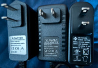 3 Power Adapters Output 12V===1A