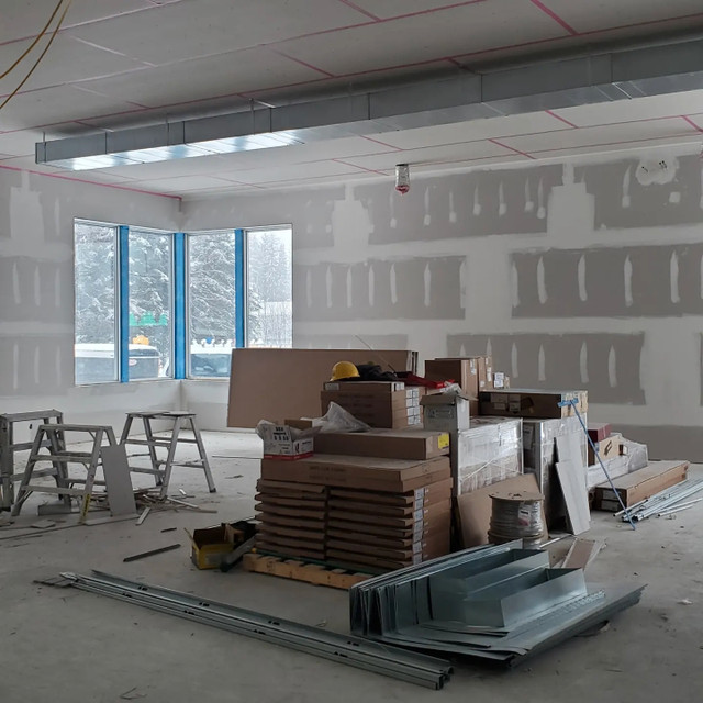 Drywall,taping, T-bar ceilings, steel stud framing  in Renovations, General Contracting & Handyman in Muskoka - Image 4