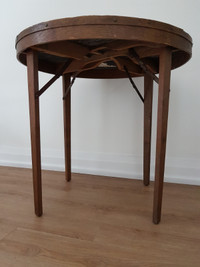 Antique Folding Wooden Table