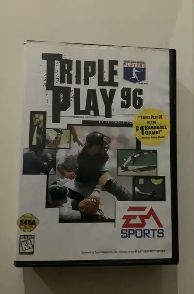 Triple Play 96 Sega Genesis Jeu, manuel et boite testé, View more
