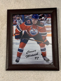 Connor McDavid framed print.