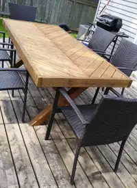 Classic Herringbone Top - Outdoor Table