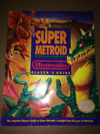 Super Metroid - Official Nintendo Player's Guide w/ Fold Out Map