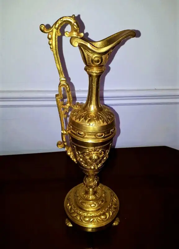 antique aiguière en bronze dore mythologie in Arts & Collectibles in Bathurst - Image 8