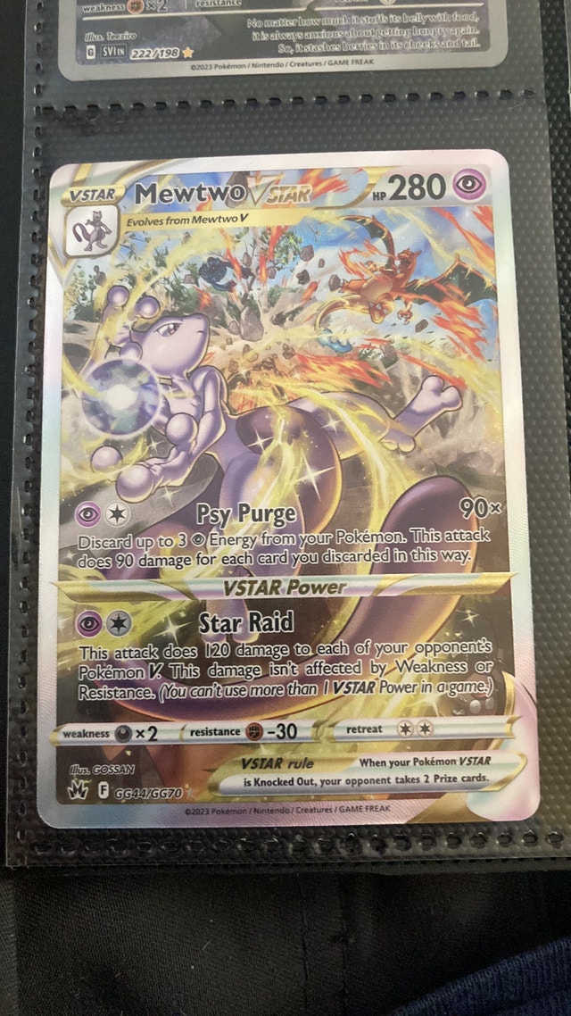 Mewtwo VStar alt art crown zenith! Arts & Collectibles Calgary Kijiji
