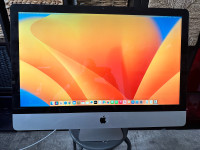 Apple iMac 27” all in one computer with iOS 13.6.6 Ventura 