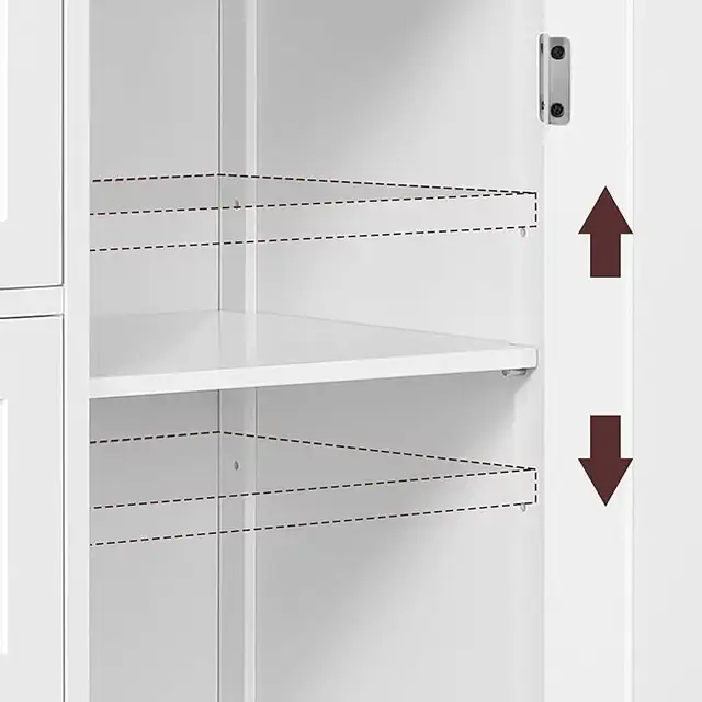 Wooden Floor Cabinet, Side Storage Organizer Cabinet Unit Hallwa in Bookcases & Shelving Units in Markham / York Region - Image 8