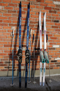 Cross Country Skis Waxless Ski set Fischer Karhu 205 190 w/ boot