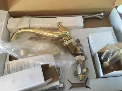Solid Brass Wide-Spread Victorian Tub Faucet, View more