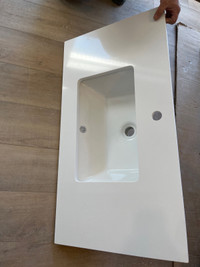Brand new stone vanity top w built in sink