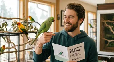 I'm interested in/looking for a bird (Lovebird, Conure, Indian Ringneck). Contact me at 587-966-9158...