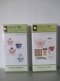 Cricut Lite Love Me Latte & Cup Cakes Wrappers Cartridges
