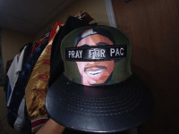 Pray for PAC .2pac .Cayler&sons snapback hat new with defects