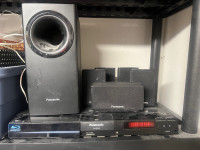 Panasonics surround sound and blue ray dvd player