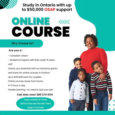 Study in Ontario with up to $50,000 OSAP support, View more