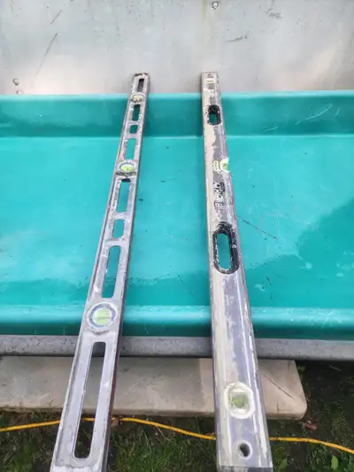 Two 48" Stanley Fat Max Extreme Mastercraft Pro Levels Flooring, View more