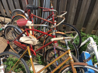 Super Vintage Antique Bicycles Bicyclettes Ancien Barn Finds 