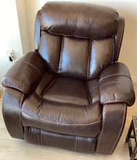 Leather electrical recliner seat x 2