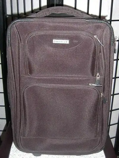 2 Black Suitcases, View more