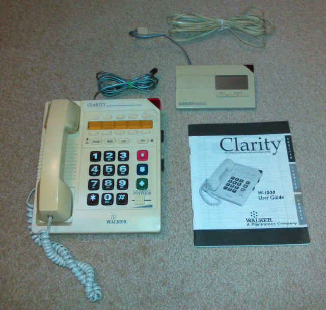 Clarity Amplified Phone For Hearing Impaired With Call Display in Home Phones & Answering Machines in Saskatoon