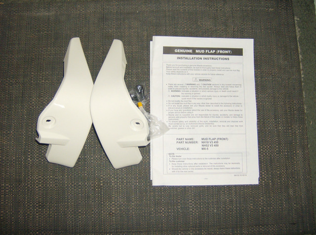 New OEM Miata MX5 Splash Guards Mud Flaps in Other Parts & Accessories in Dartmouth