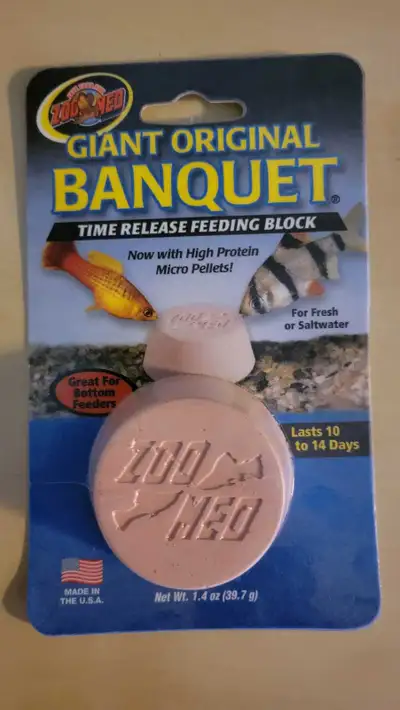 Zoo Med Giant Original Banquet Time Release Feeding Block, View more