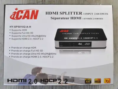 HDMI SPLITTER by iCAN, View more