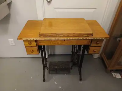 Singer Treadle Sewing Machine, View more