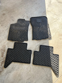 Toyota Tacoma OEM rubber mats all weather 