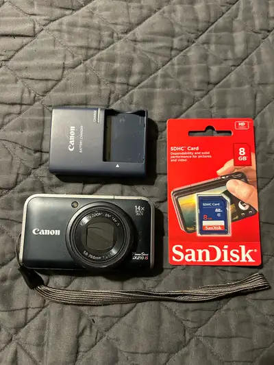 Canon PowerShot SX210 IS 14.1 MP Digital Camera, View more