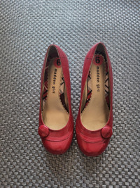 "MADDEN GIRL" SHOES - HEELS - RED - OBO