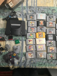 Nintendo 64 avec jeux et accessoire vendu separement