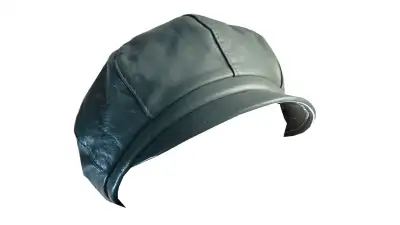 Olive Green Genunie Leather Cabbie Hat Newsboy Ivy Cap for Women, View more